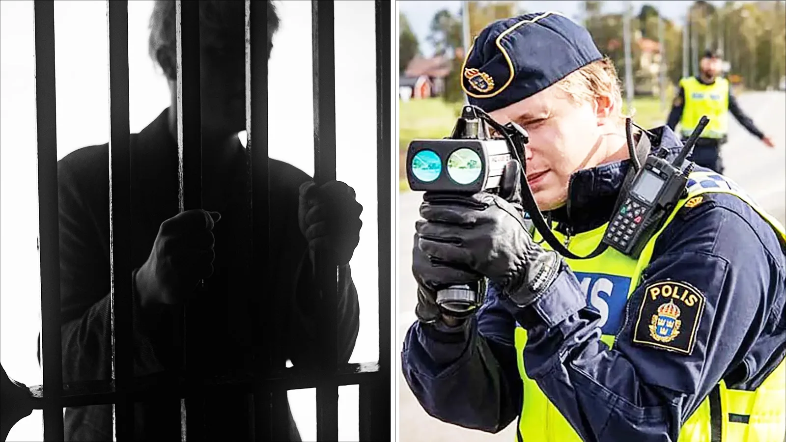 Då får du fängelse för fortkörning i Sverige