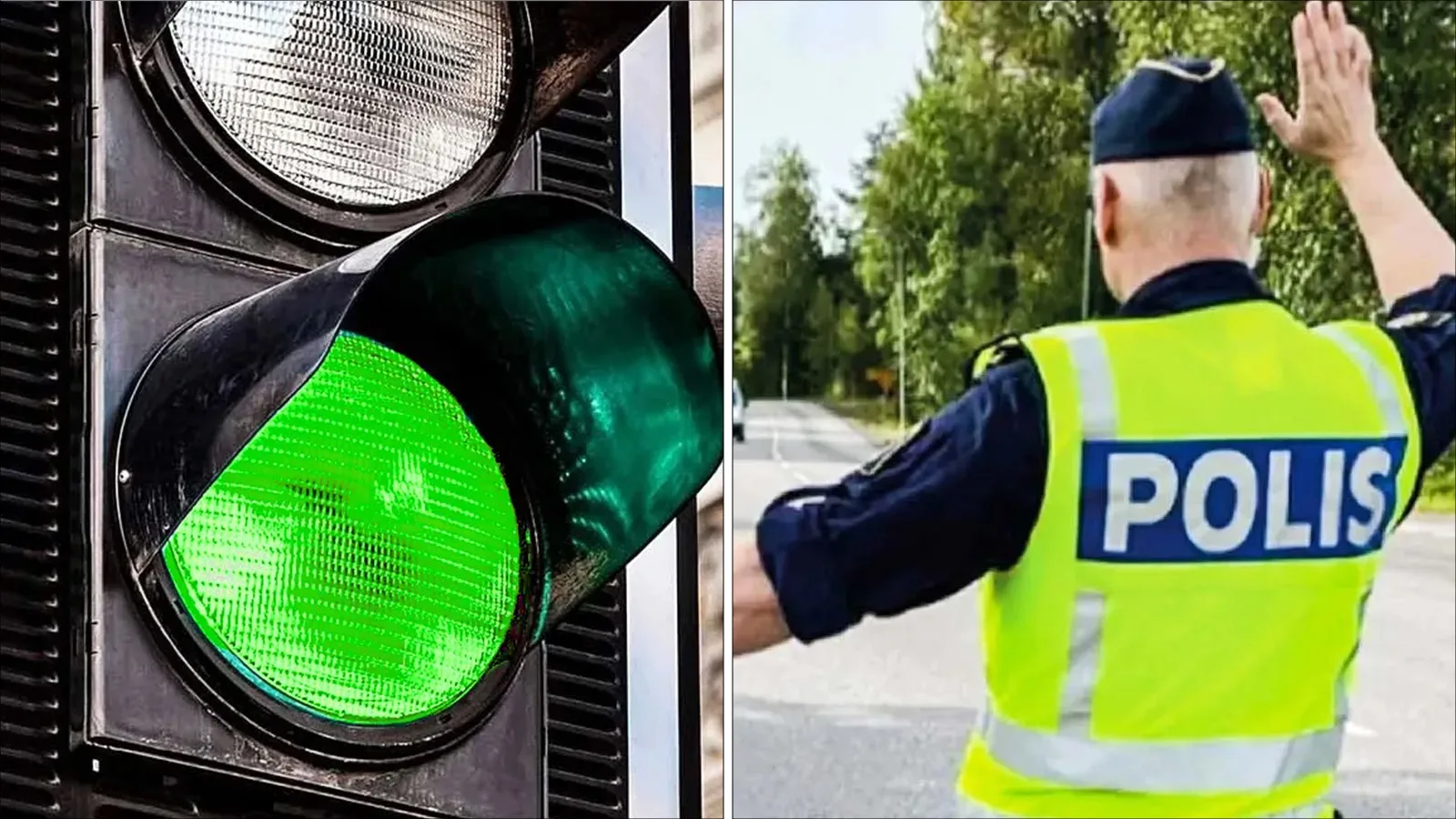 Då får du böter – fast du kör mot grönt