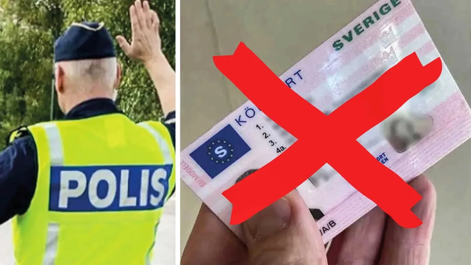Då dras din behörighet på körkortet in